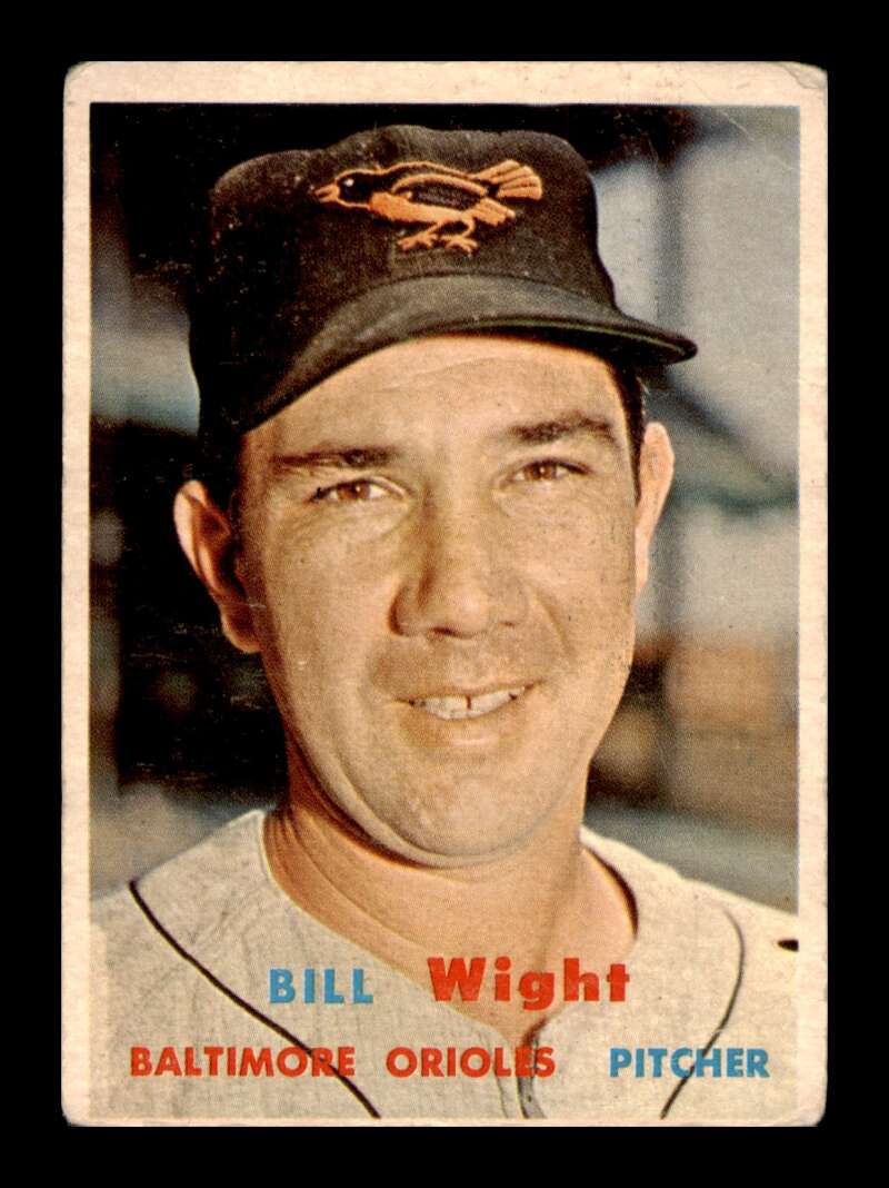 Load image into Gallery viewer, 1957 Topps Bill Wight #340 Crease Baltimore Orioles Image 1
