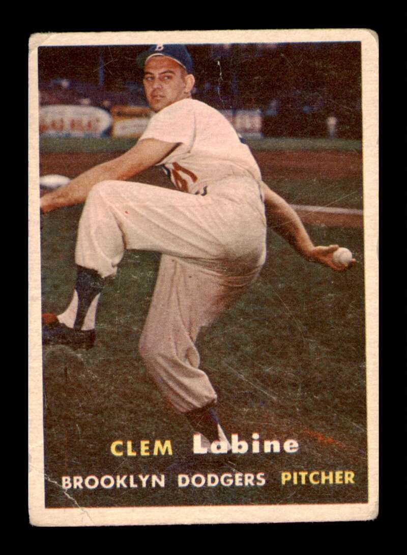 Load image into Gallery viewer, 1957 Topps Clem Labine #53 Crease Brooklyn Dodgers Image 1
