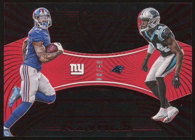 2016 Panini Clear Vision Rivals Red Josh Norman Odell Beckham Jr. 