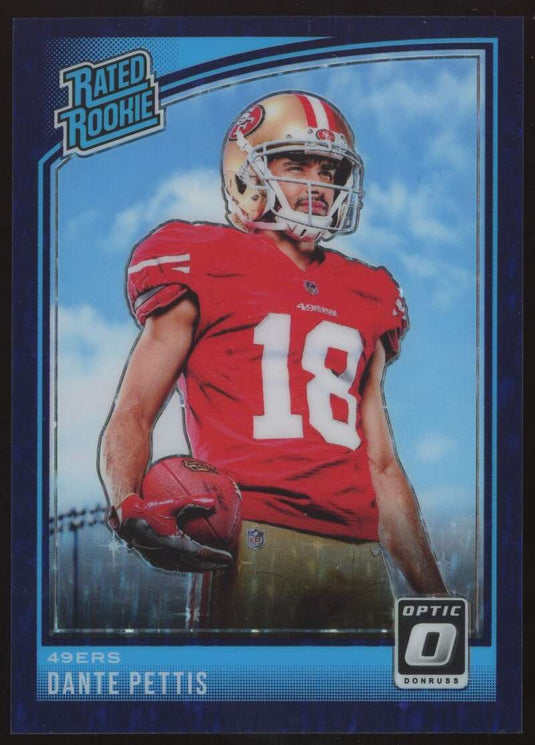 2018 Donruss Optic Purple Stars Dante Pettis