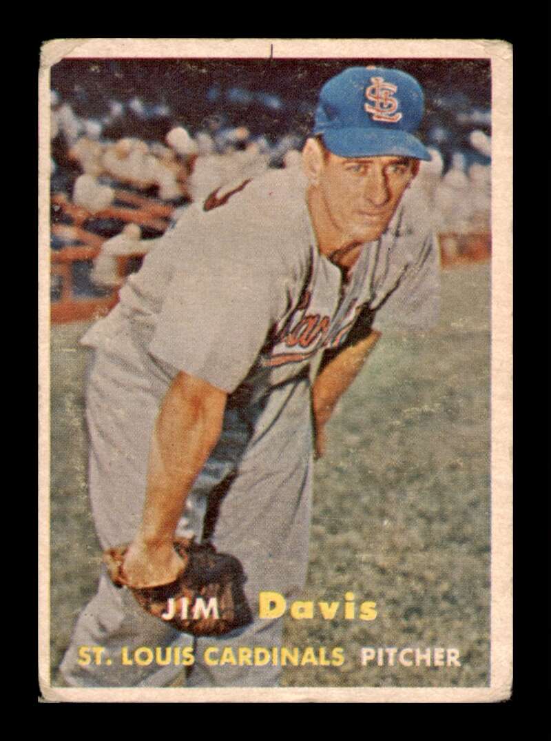 Load image into Gallery viewer, 1957 Topps Jim Davis #273 Wrinkles St. Louis Cardinals Image 1
