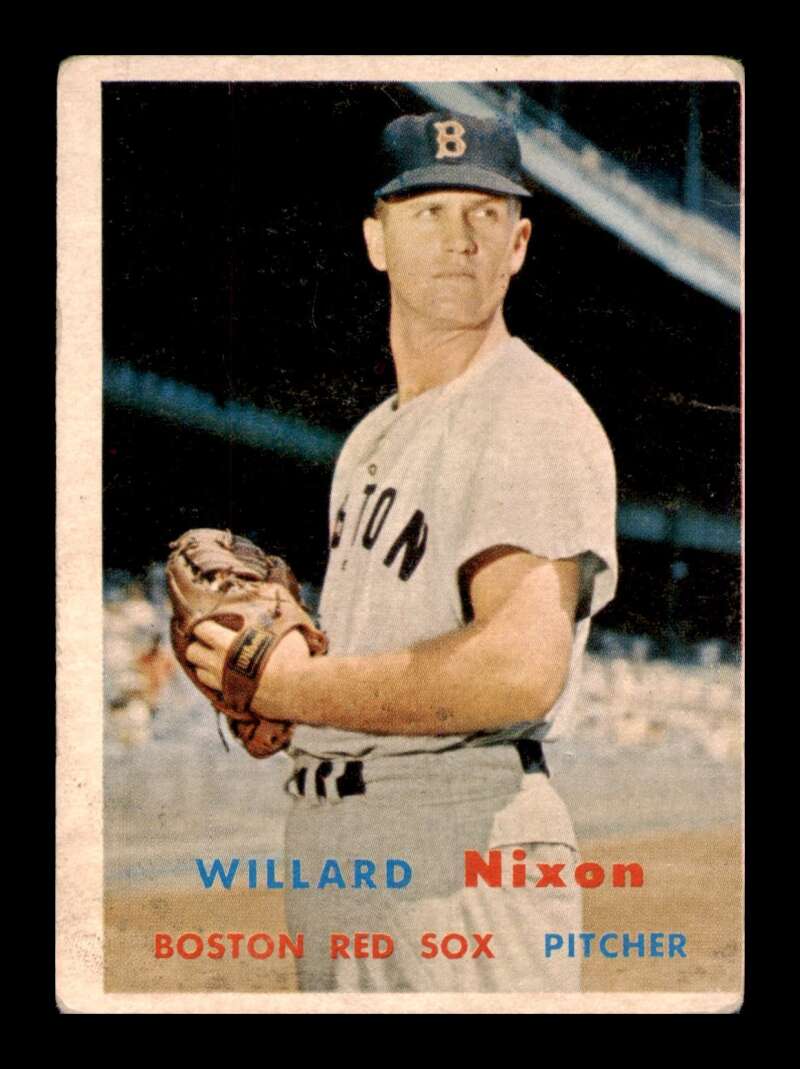 Load image into Gallery viewer, 1957 Topps Willard Nixon #189 Surface Dents Boston Red Sox Image 1
