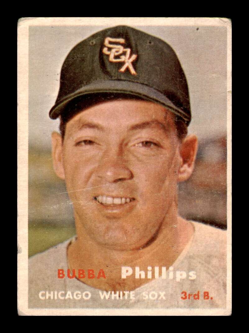 Load image into Gallery viewer, 1957 Topps Bubba Phillips #395 Wrinkle Chicago White Sox Image 1
