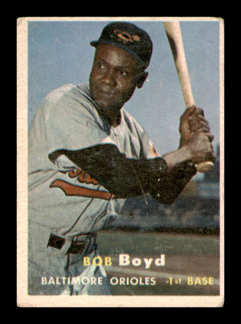 Load image into Gallery viewer, 1957 Topps Bob Boyd #26 Surface Scratches Baltimore Orioles Image 1
