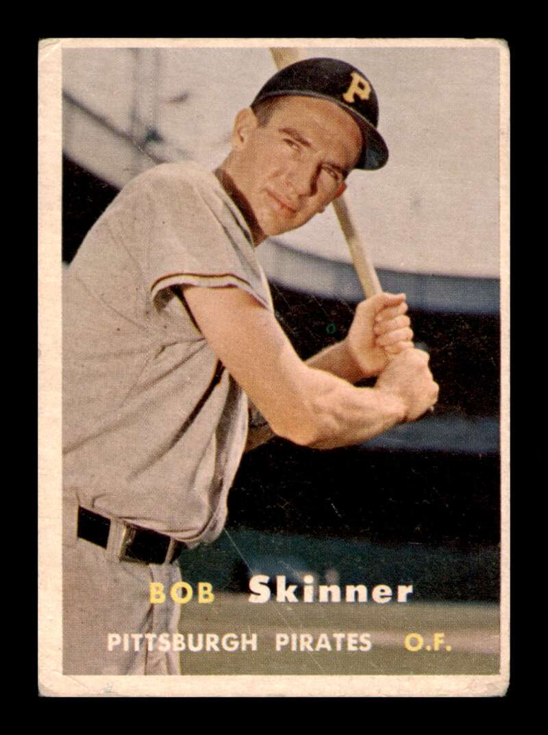 Load image into Gallery viewer, 1957 Topps Bob Skinner #209 Surface Scratches Pittsburgh Pirates Image 1

