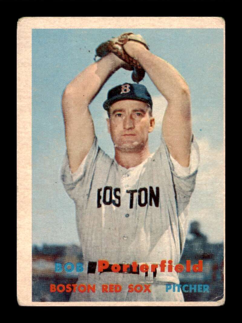 Load image into Gallery viewer, 1957 Topps Bob Porterfield #118 Crease Boston Red Sox Image 1
