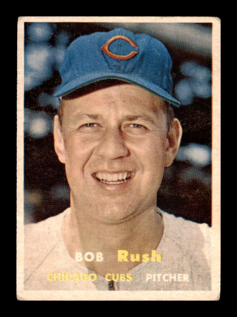 Load image into Gallery viewer, 1957 Topps Bob Rush #137 Surface Scratches Chicago Cubs Image 1
