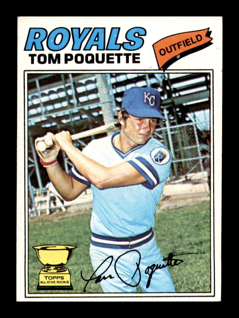 Load image into Gallery viewer, 1977 Topps Tom Poquette #93 Kansas City Royals Image 1
