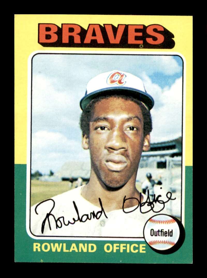 Load image into Gallery viewer, 1975 Topps Rowland Office #262 NM Near Mint Rookie RC Atlanta Braves Image 1
