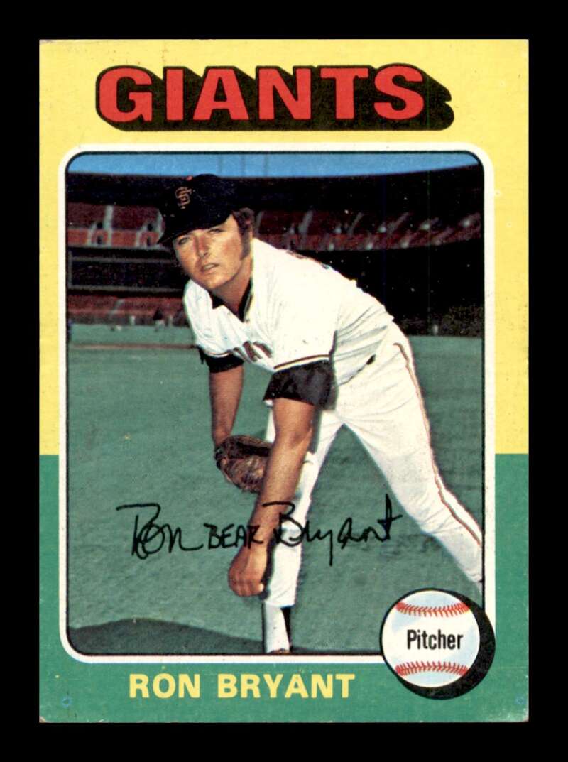 Load image into Gallery viewer, 1975 Topps Ron Bryant #265 NM Near Mint San Francisco Giants Image 1
