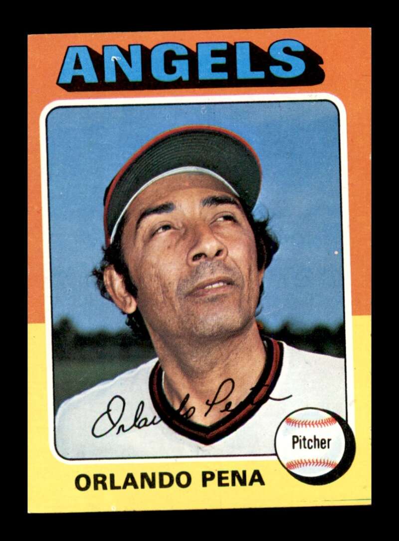 Load image into Gallery viewer, 1975 Topps Orlando Pena #573 NM Near Mint California Angels Image 1
