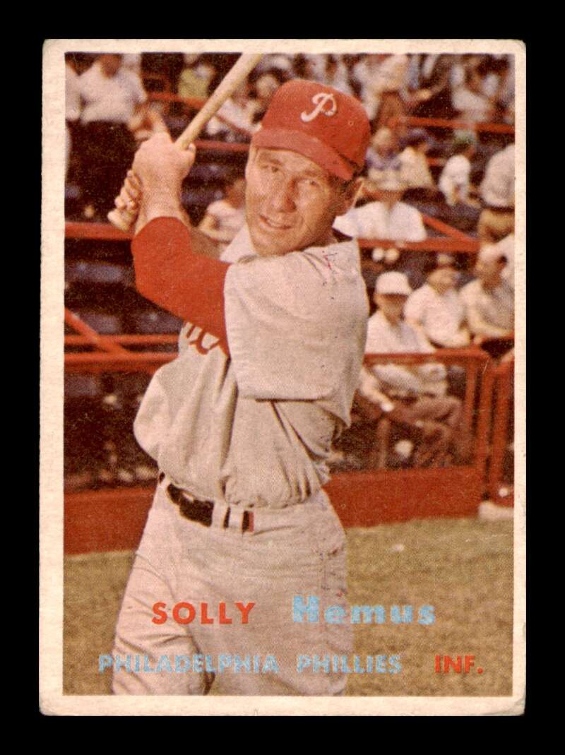 Load image into Gallery viewer, 1957 Topps Solly Hemus #231 Crease Philadelphia Phillies Image 1
