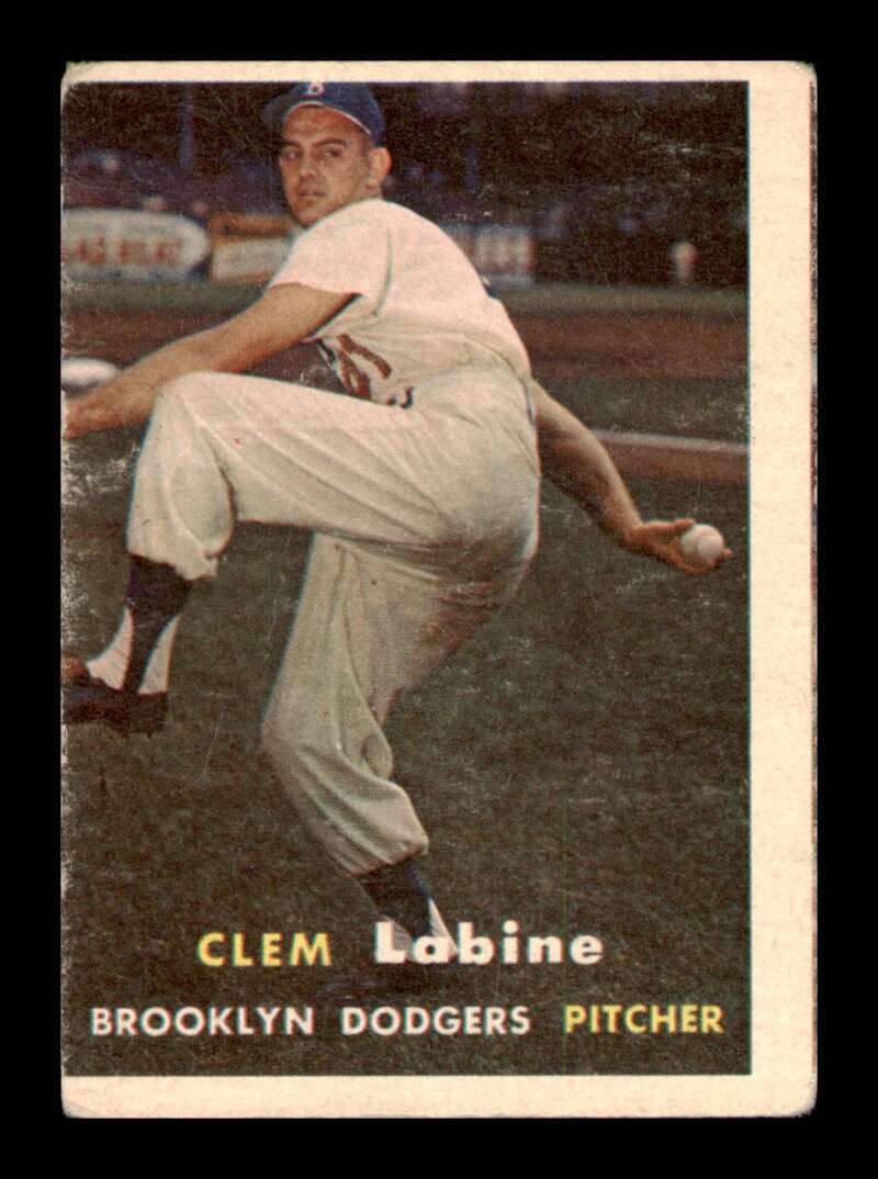 Load image into Gallery viewer, 1957 Topps Clem Labine #53 Brooklyn Dodgers Image 1
