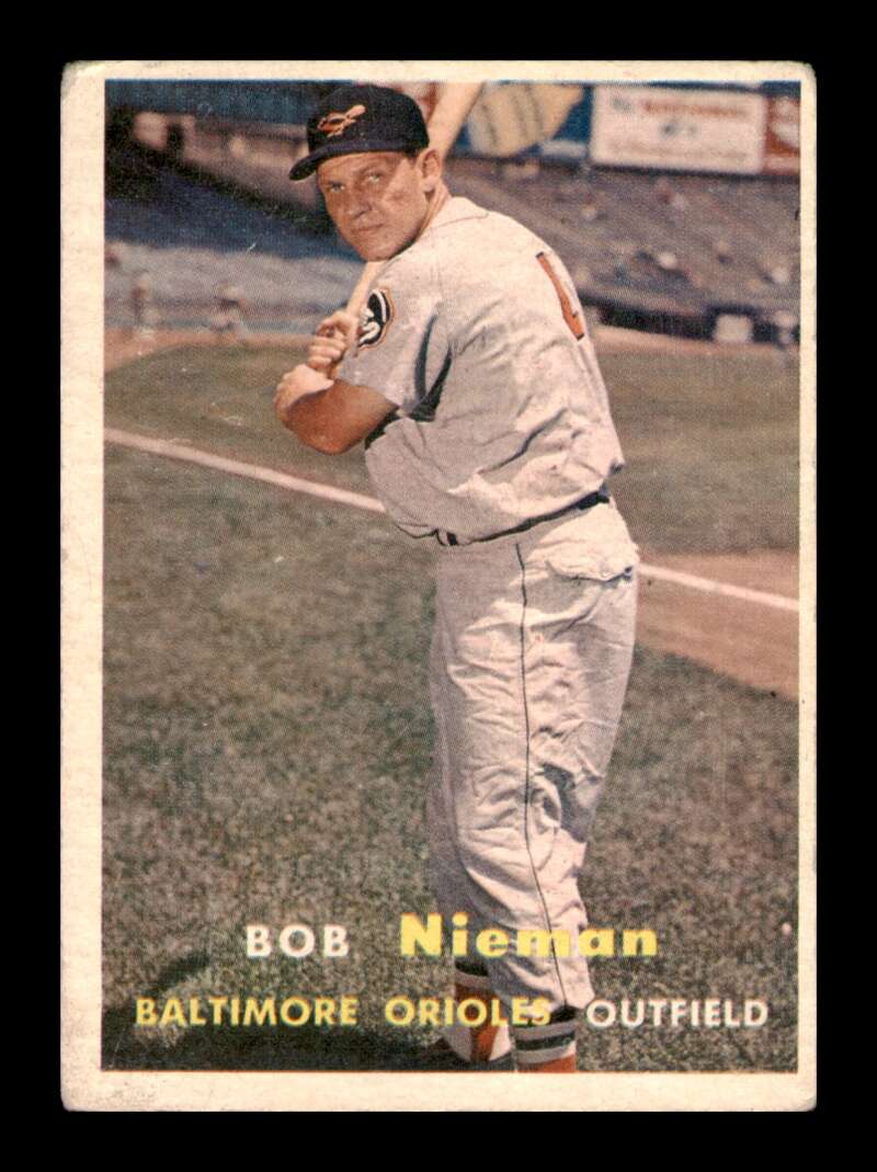 Load image into Gallery viewer, 1957 Topps Bob Nieman #14 Surface Scratches Baltimore Orioles Image 1
