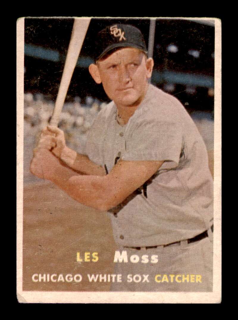 Load image into Gallery viewer, 1957 Topps Les Moss #213 Surface Dents Chicago White Sox Image 1
