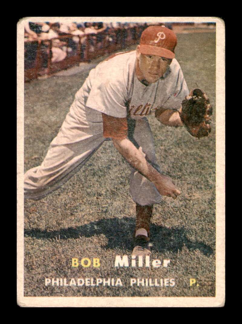 Load image into Gallery viewer, 1957 Topps Bob Miller #46 Philadelphia Phillies Image 1

