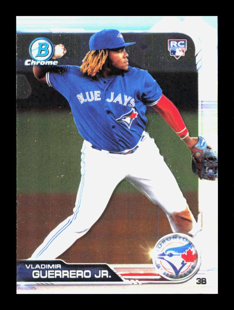 Load image into Gallery viewer, 2019 Bowman Chrome Vladimir Guerrero Jr. #73 Rookie RC Toronto Blue Jays Image 1
