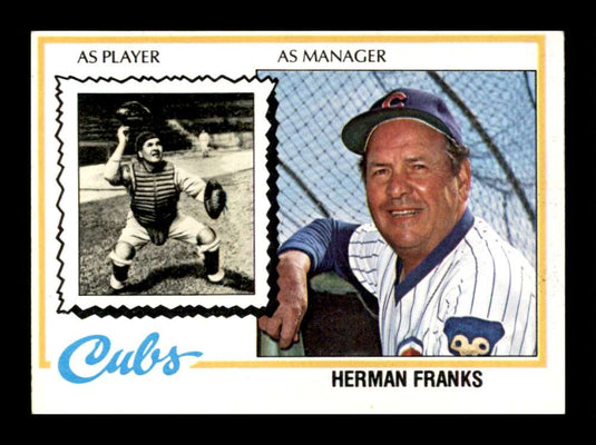 1978 Topps Herman Franks