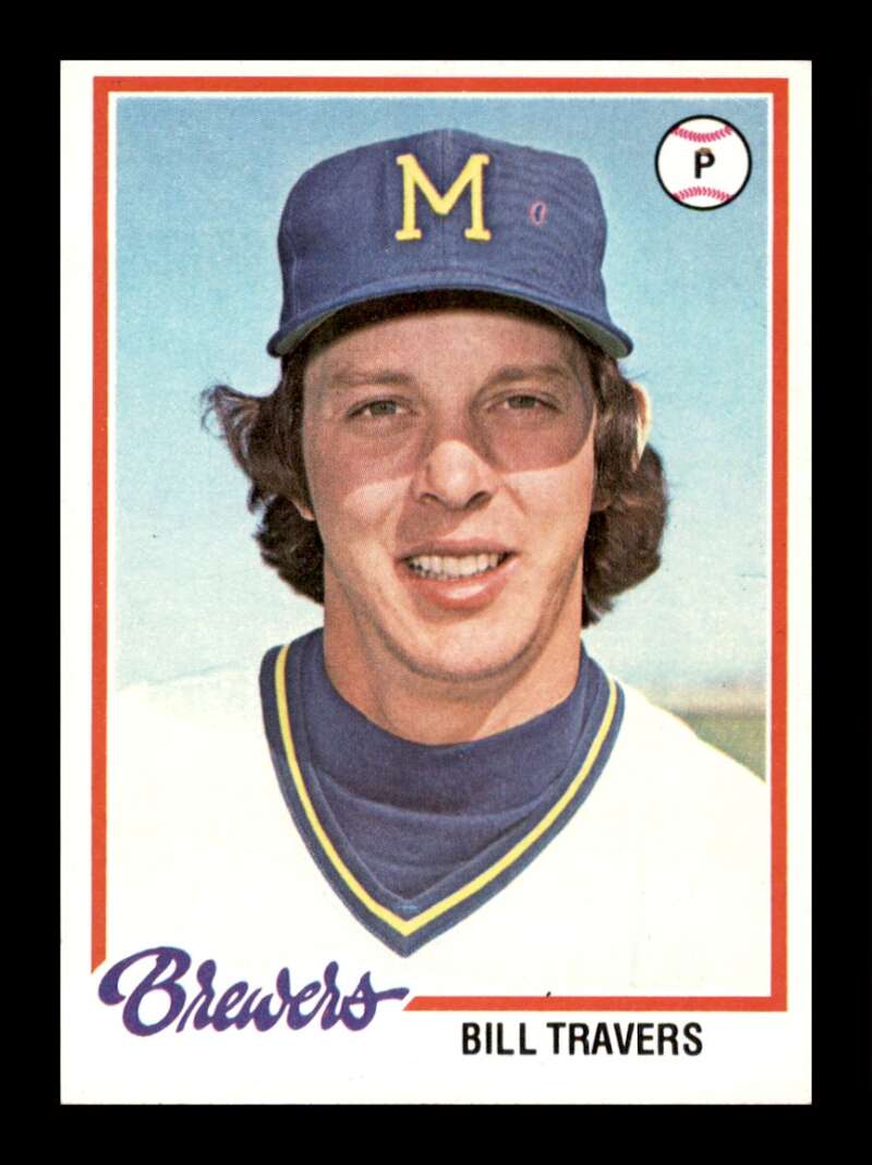 Load image into Gallery viewer, 1978 Topps Bill Travers #355 Milwaukee Brewers  Image 1
