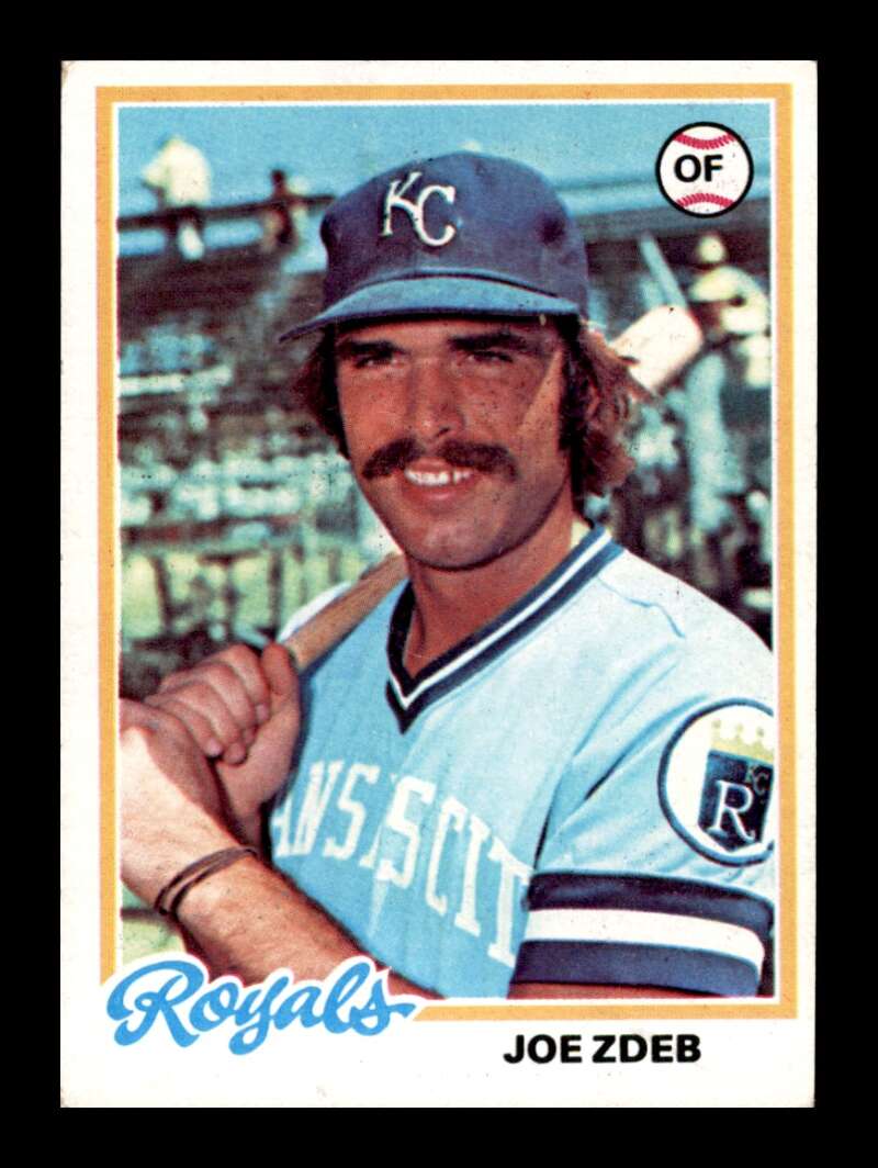 Load image into Gallery viewer, 1978 Topps Joe Zdeb #408 Rookie RC Kansas City Royals  Image 1
