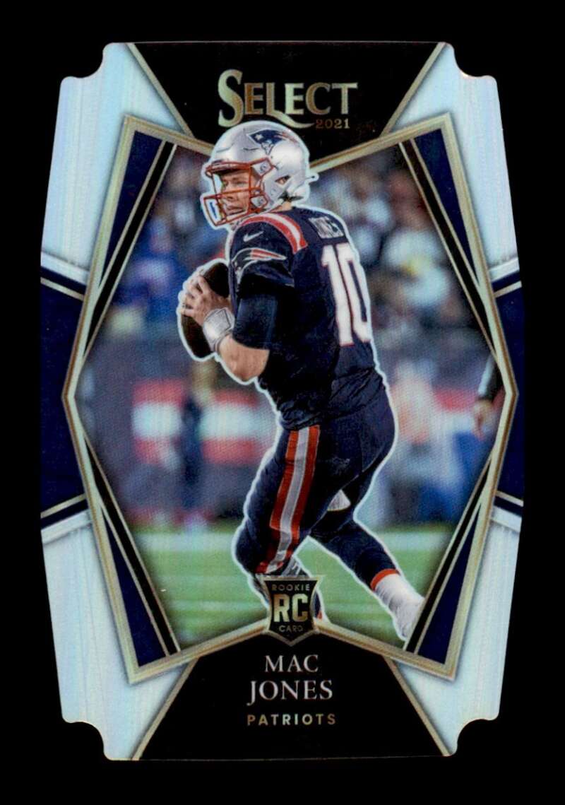 Load image into Gallery viewer, 2021 Panini Select Silver Prizm Die Cut Mac Jones #151 Rookie RC SP New England Patriots  Image 1
