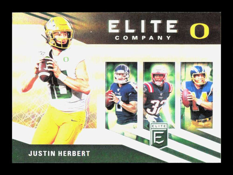 Load image into Gallery viewer, 2020 Donruss Elite Company Justin Herbert #4 Rookie RC Oregon Ducks  Image 1
