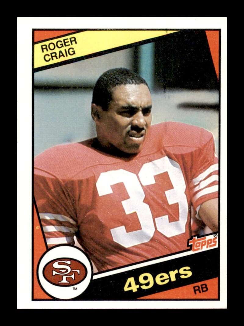 Load image into Gallery viewer, 1984 Topps Roger Craig #353 Rookie RC San Francisco 49ers  Image 1
