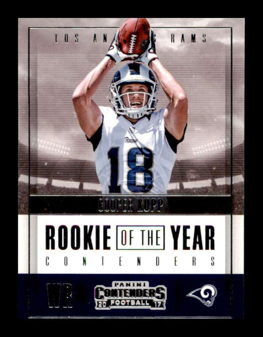 2017 Panini Contenders Rookie of the Year Cooper Kupp