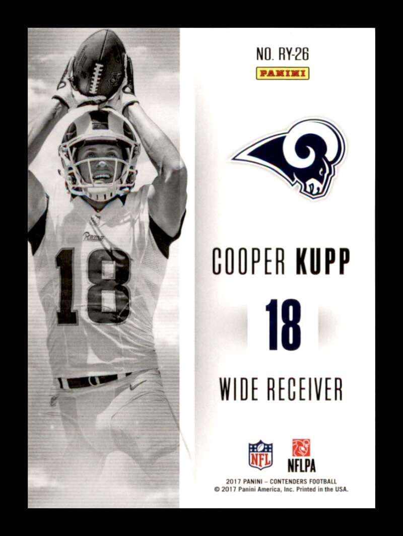 Load image into Gallery viewer, 2017 Panini Contenders Rookie of the Year Cooper Kupp #RY-26 Rookie RC Los Angeles Rams  Image 2
