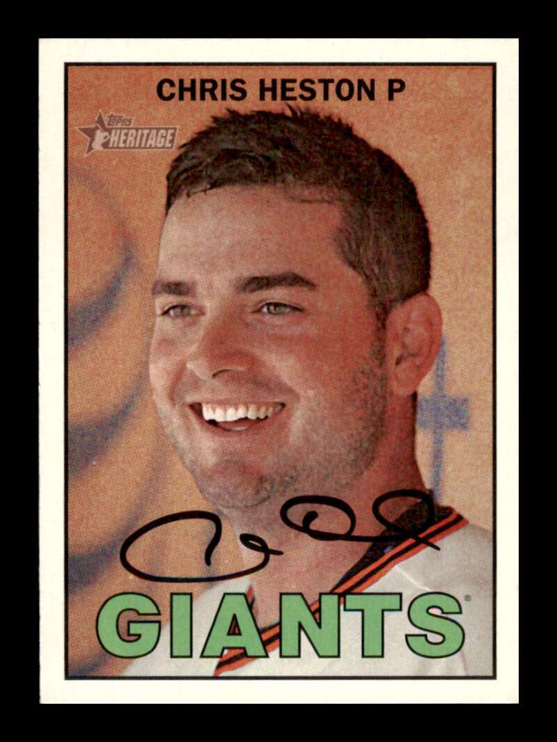 Load image into Gallery viewer, 2016 Topps Heritage Chris Heston #95 San Francisco Giants  Image 1
