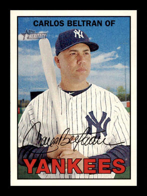 2016 Topps Heritage Carlos Beltran 