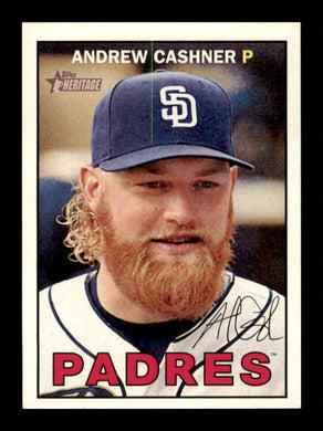 2016 Topps Heritage Andrew Cashner 