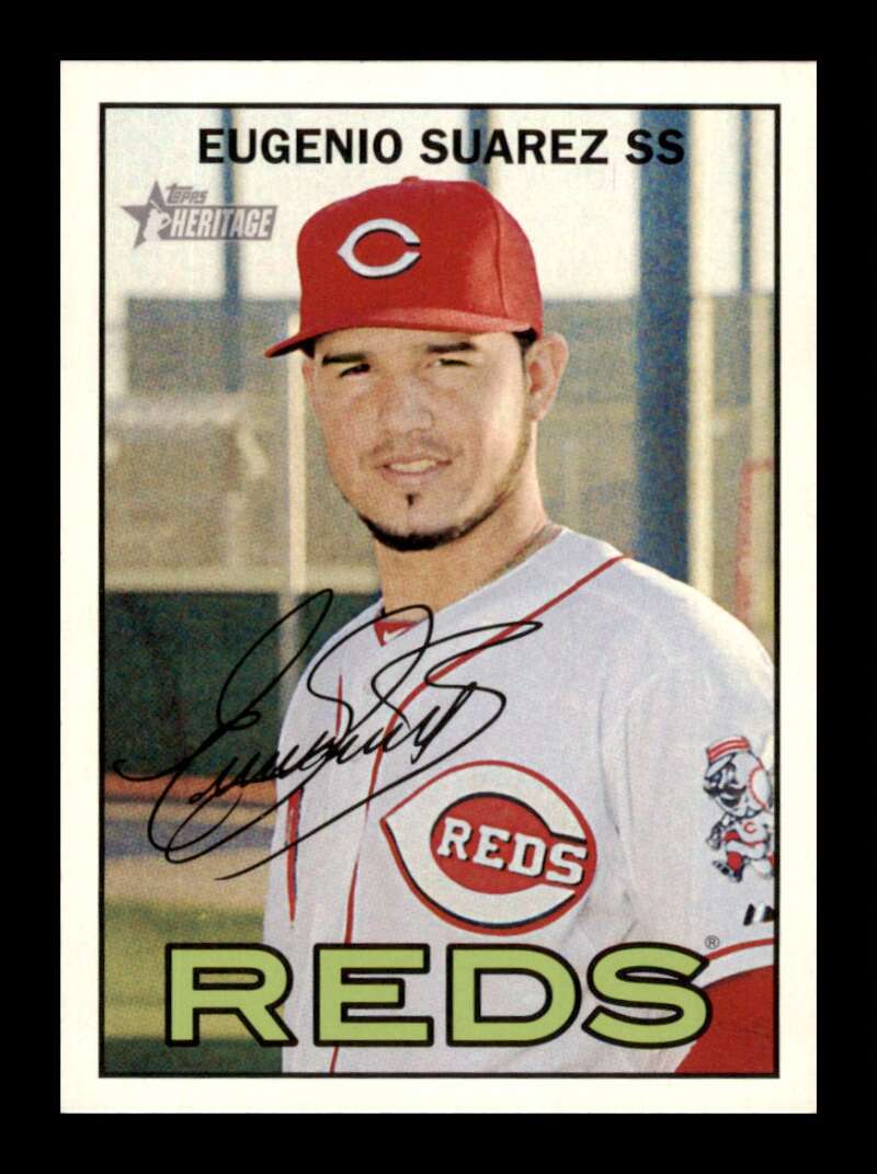 Load image into Gallery viewer, 2016 Topps Heritage Eugenio Suarez #111 Cincinnati Reds  Image 1
