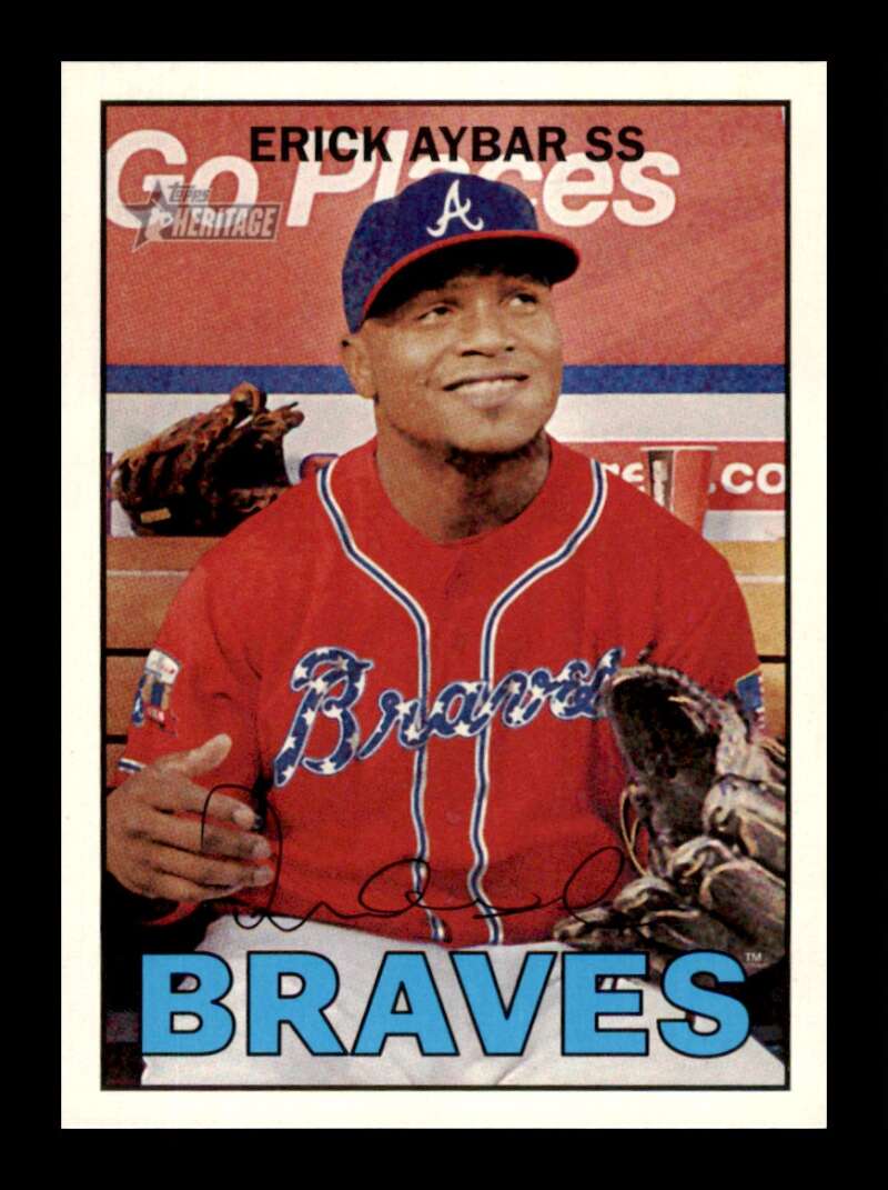 Load image into Gallery viewer, 2016 Topps Heritage Erick Aybar #113 Atlanta Braves  Image 1
