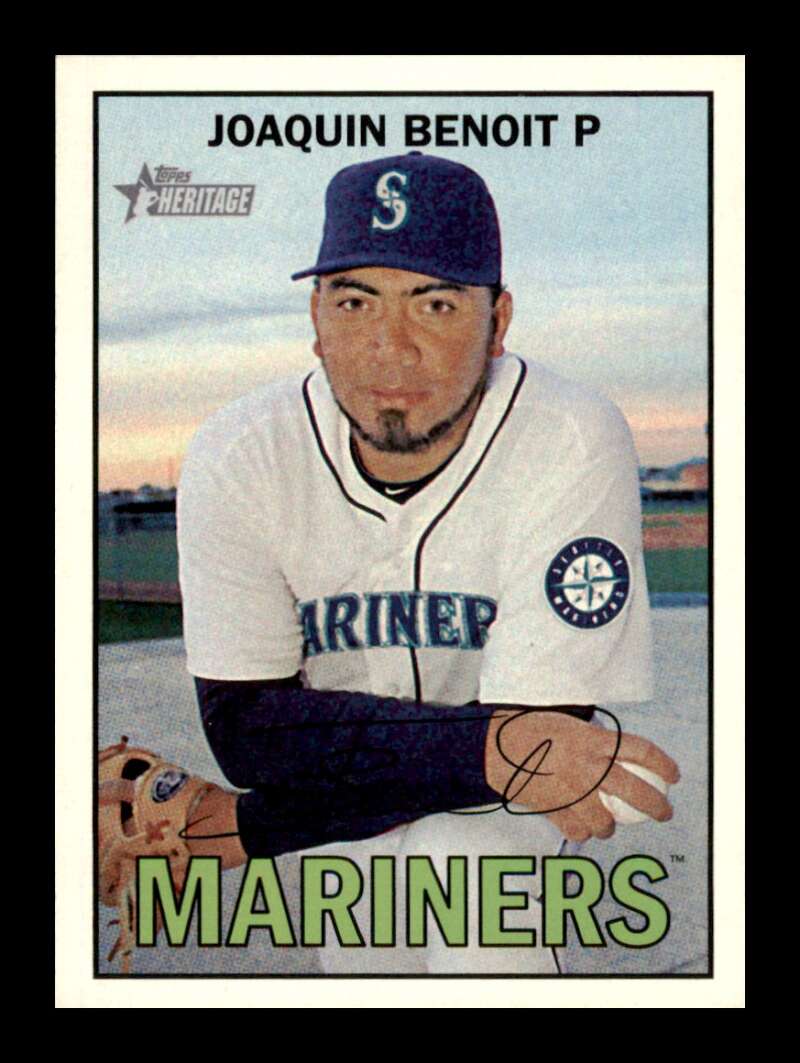 Load image into Gallery viewer, 2016 Topps Heritage Joaquin Benoit #119 Seattle Mariners  Image 1
