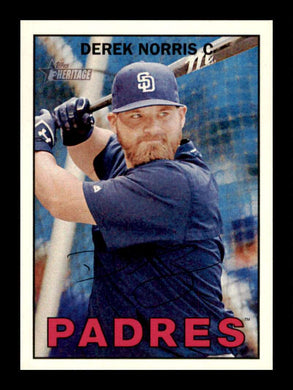 2016 Topps Heritage Derek Norris 