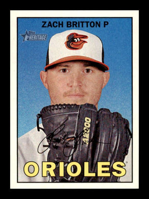 2016 Topps Heritage Zach Britton 