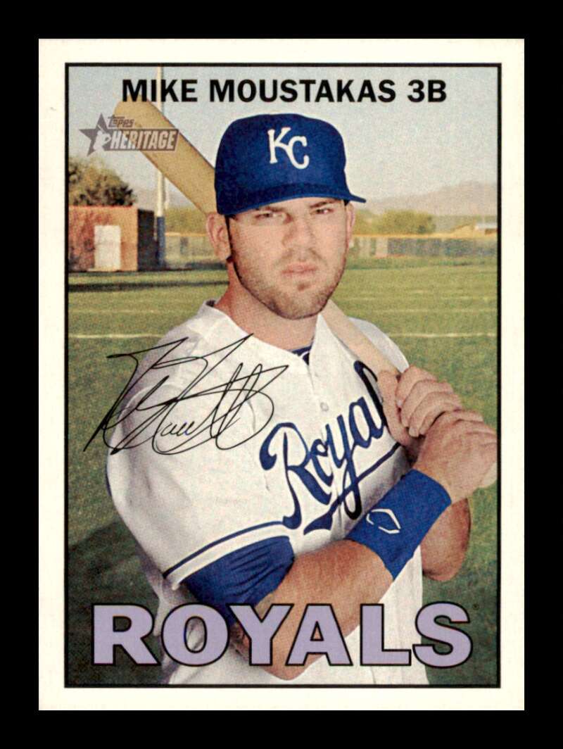 Load image into Gallery viewer, 2016 Topps Heritage Mike Moustakas #128 Kansas City Royals  Image 1
