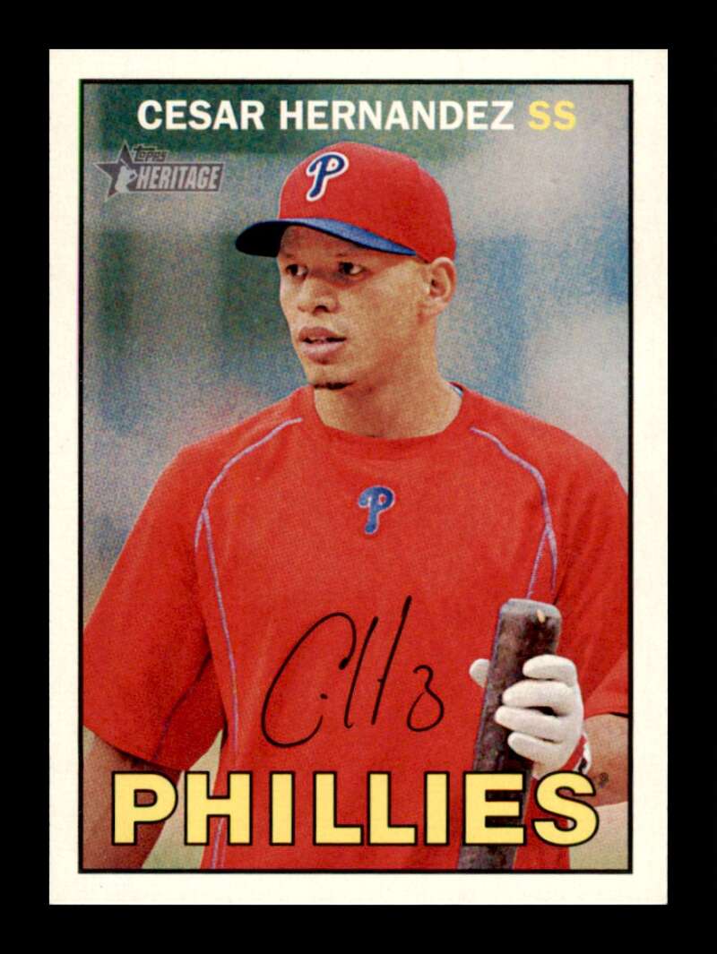 Load image into Gallery viewer, 2016 Topps Heritage Cesar Hernandez #129 Philadelphia Phillies  Image 1
