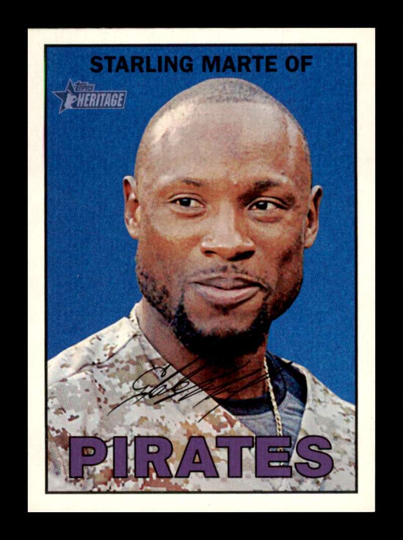 Load image into Gallery viewer, 2016 Topps Heritage Starling Marte #140 Pittsburgh Pirates  Image 1
