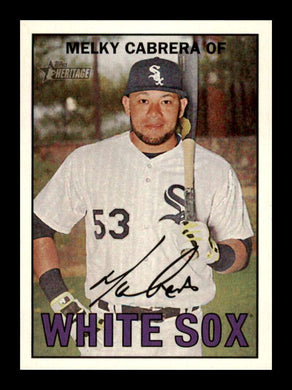 2016 Topps Heritage Melky Cabrera 