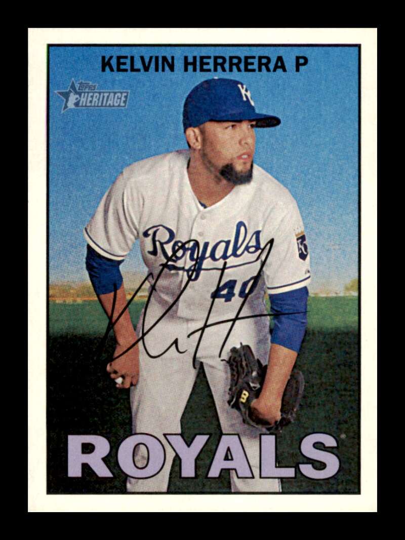 Load image into Gallery viewer, 2016 Topps Heritage Kelvin Herrera #146 Kansas City Royals  Image 1
