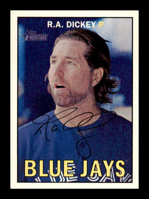 2016 Topps Heritage R.A. Dickey 