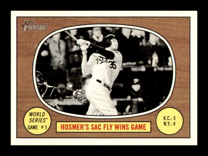 Load image into Gallery viewer, 2016 Topps Heritage Hosmer&#39;s Sac Fly Wins Game #151 Kansas City Royals  Image 1
