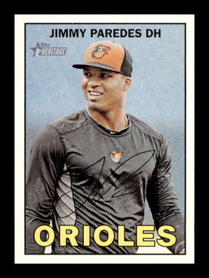 2016 Topps Heritage Jimmy Paredes 