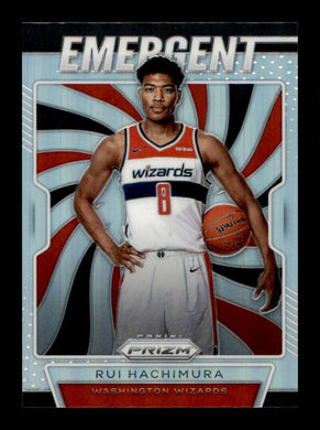 2019-20 Panini Prizm Emergent Silver Prizm Rui Hachimura 