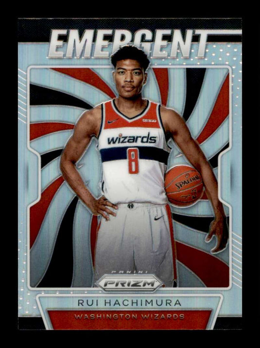 2019-20 Panini Prizm Emergent Silver Prizm Rui Hachimura