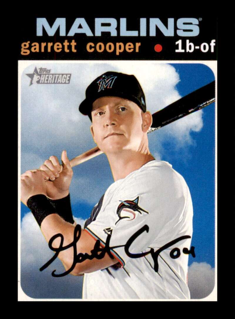 Load image into Gallery viewer, 2020 Topps Heritage Garrett Cooper #159 Miami Marlins  Image 1
