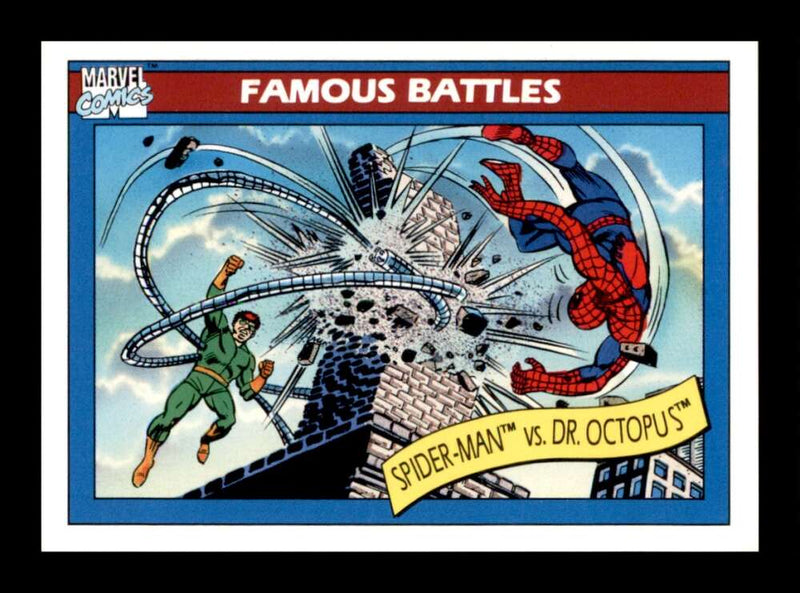 Load image into Gallery viewer, 1990 Impel Marvel Universe Spider-Man vs Dr. Octopus #93  Image 1
