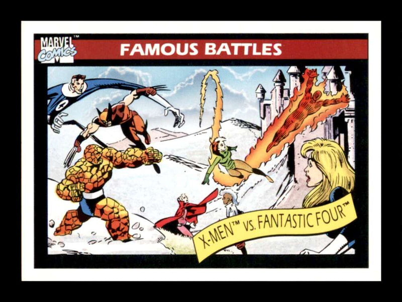 Load image into Gallery viewer, 1990 Impel Marvel Universe Fantastic Four vs X-Men #101  Image 1
